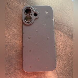 iPhone 16 Black Hearts TPU Case
